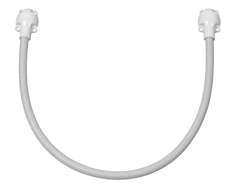 Peszel na kable wąski 9/7 mm | biały 50 cm | DLB7