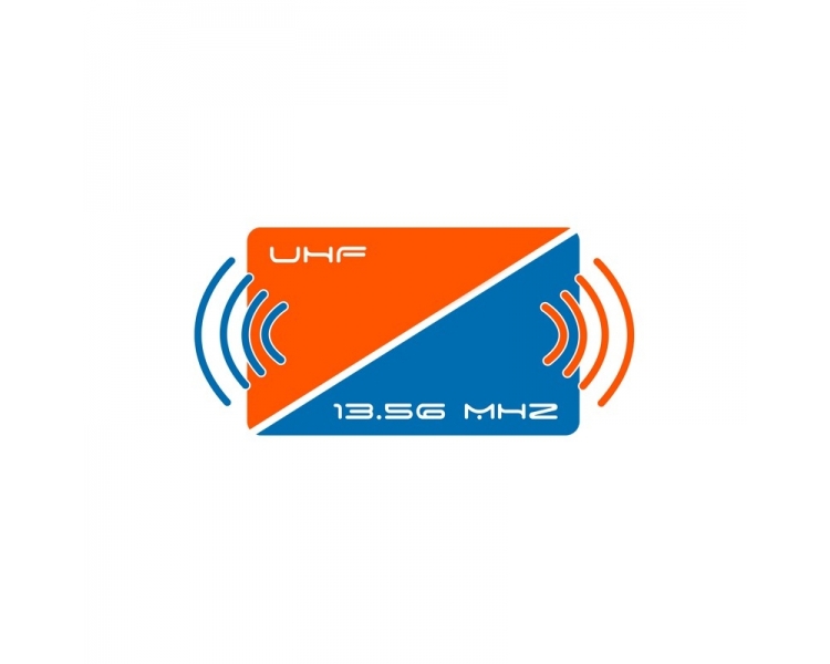 Karta rfid dualna z numerem | MIFARE & UHF