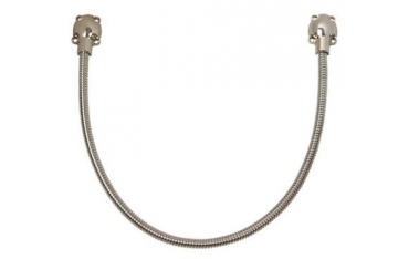 Wąski Metalowy srebrny peszel 50cm DLI7