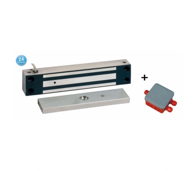 Zwora elektromagnetyczna zewnętrzna IP67 370kg | EXT400CTC