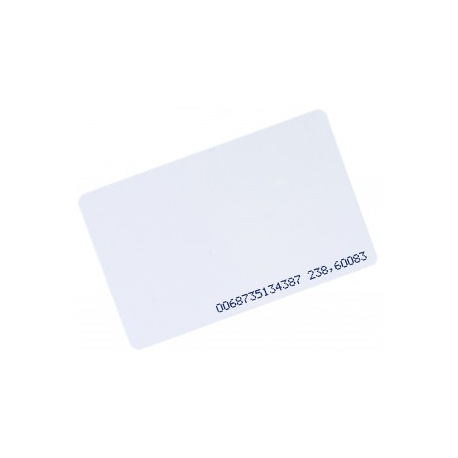 CALT num karta zbliżeniowa biała Unique 125KHz z numerem