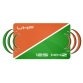 UNIQUE &UHF Karta dualna biała z numerem 125kHz & 866MHz