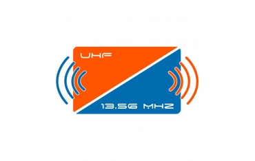 MIFARE & UHF Karta dualna biała z numerem