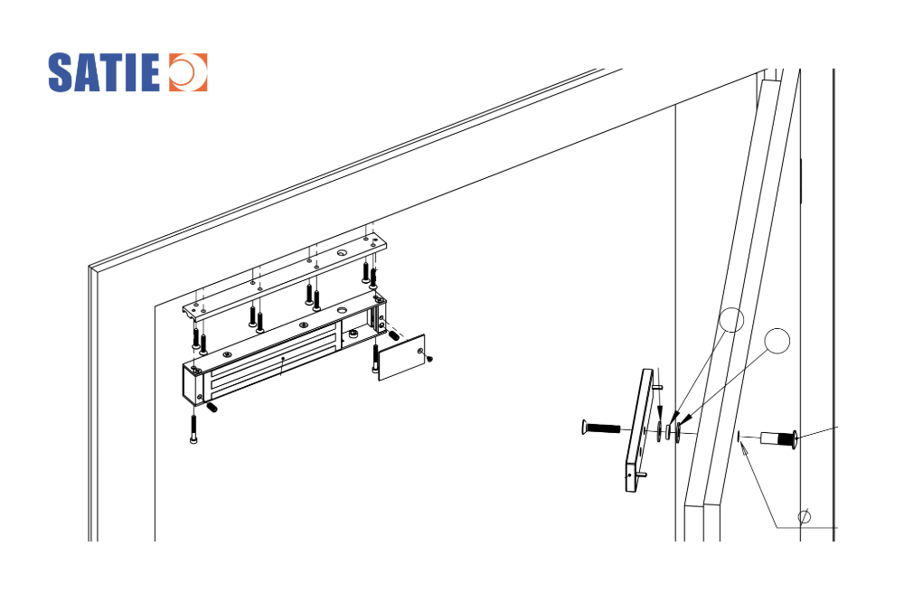 Zwora elektromagnetyczna 150 kg 